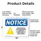 Signmission Food Allergy Notice Please Be, 10 in W x Rectangle, Plastic OS-2PACK-NS-P-710-L-12812 - alternate 8